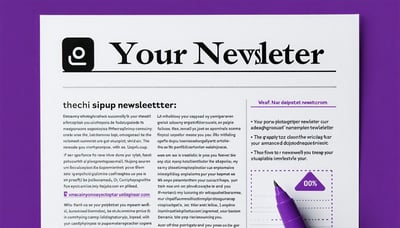 Newsletter signup illustration Newsletter signup illustration